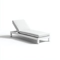 Tumbonas aluminio 198x70x82 cm blanco respaldo ajustable diseño minimalista