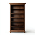Estanterías de madera 90x35x190 cm - marrón - para salón y despacho diseño clásico