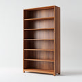 Estanterías de madera 90x35x180 cm - marrón con diseño abierto - estilo moderno para salón y oficina