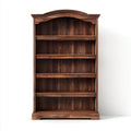 Estanterías de madera 90x35x180 cm - marrón - diseño clásico para salón